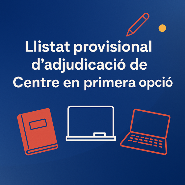 Sol·licitud de Centre en primera opció Santíssima Trinitat Barcelona. FEST